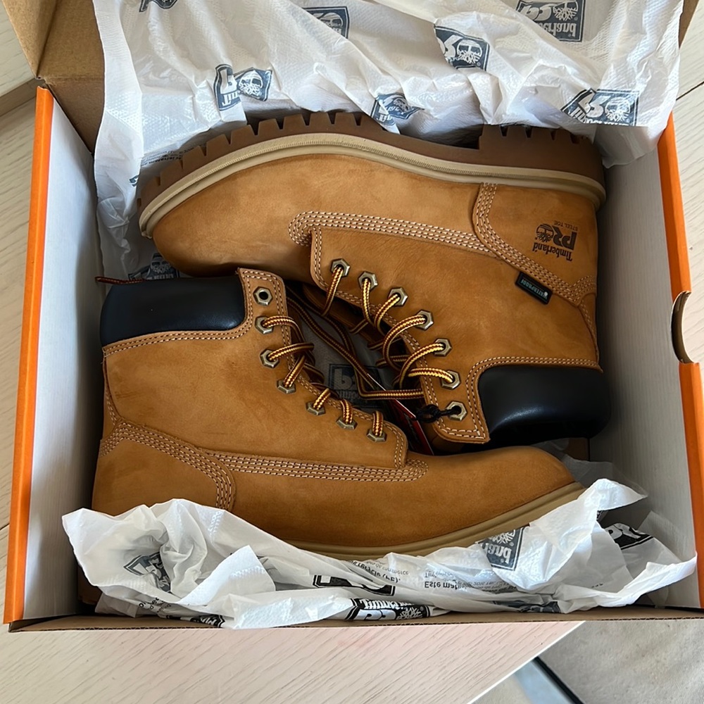 Timberland pro, waterproof, steel toe womens size 6.5